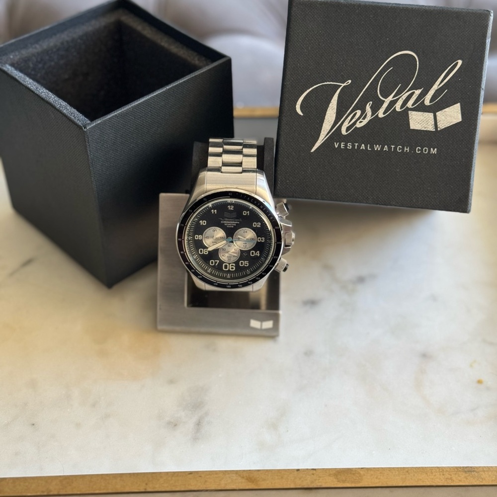 Vestal Men's Silver Watch